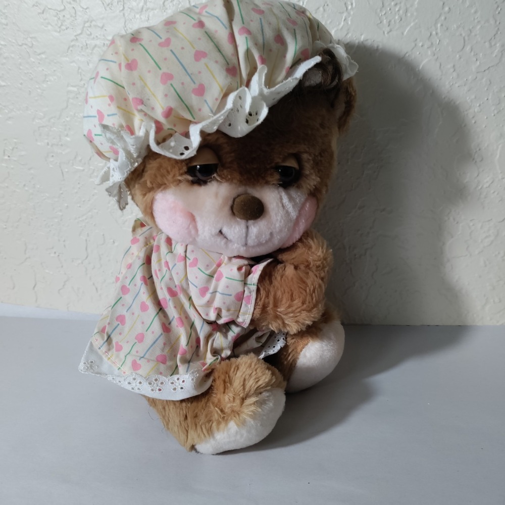 Vintage 1985 Fisher Price‎ Sleepy Time Teddy Bear Grandma